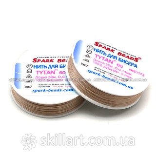 Нитки для бисера Tytan 60 Spark Beads (60м), 61172